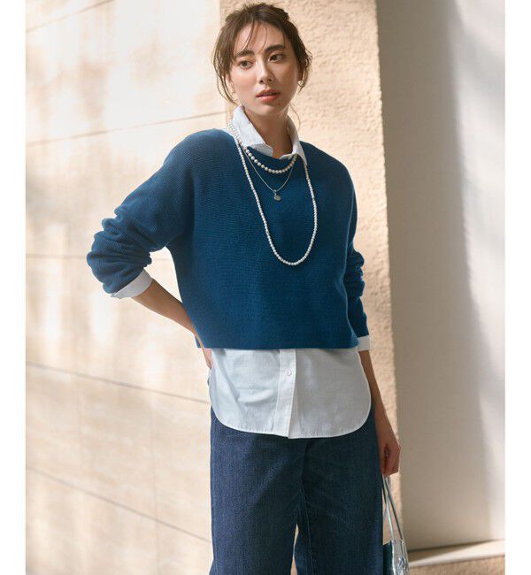 23区「【CLASSY.2月号掲載/洗える】CANCLINI ベーシック シャツ」|シャツ・ブラウス|