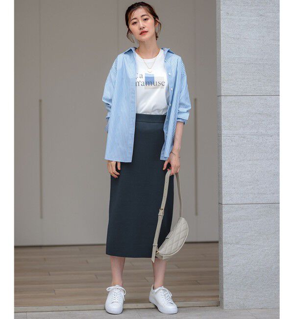 23区「【CLASSY.2月号掲載/洗える】CANCLINI ベーシック シャツ」|シャツ・ブラウス|