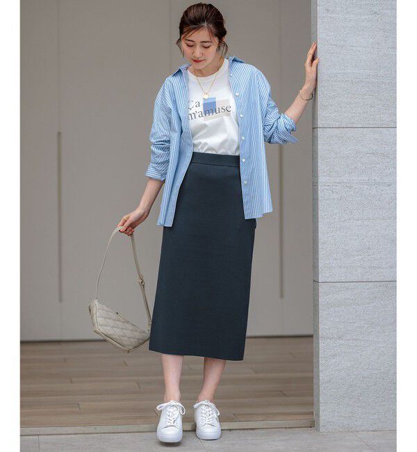 23区「【CLASSY.2月号掲載/洗える】CANCLINI ベーシック シャツ」|シャツ・ブラウス|