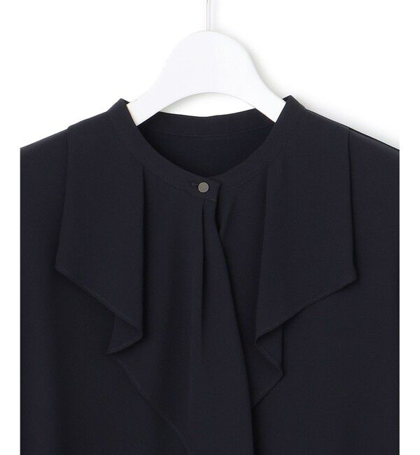 23区「【洗える】ジョーゼットフリル  カットソー」|Tシャツ・カットソー|