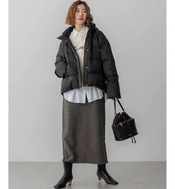 23区「【滝沢眞規子さん着用/VERY掲載】シレータフタ コンパクト ダウンコート」|ダウン|