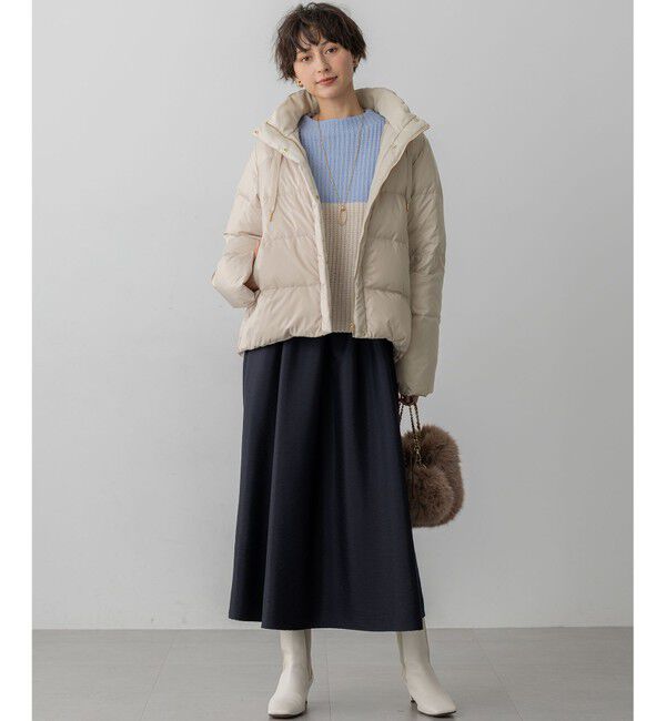 23区「【滝沢眞規子さん着用/VERY掲載】シレータフタ コンパクト ダウンコート」|ダウン|