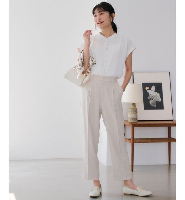 ANY SIS「【UVカット・接触冷感】ドライタッチクール テーパードパンツ」|その他|