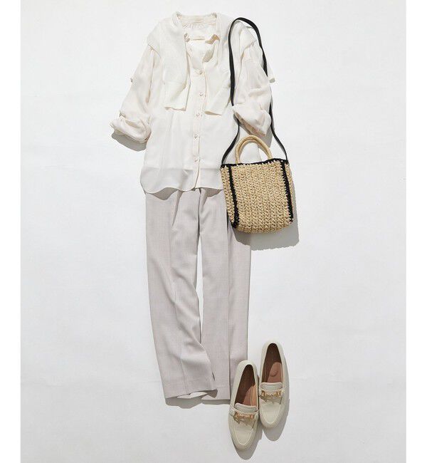 ANY SIS「【UVカット・接触冷感】ドライタッチクール テーパードパンツ」|その他|