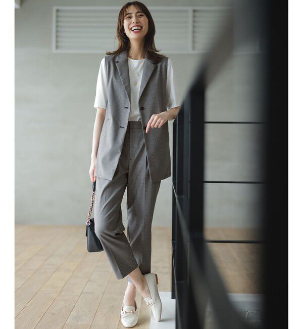 ANY SIS「【UVカット・接触冷感】ドライタッチクール テーパードパンツ」|その他|