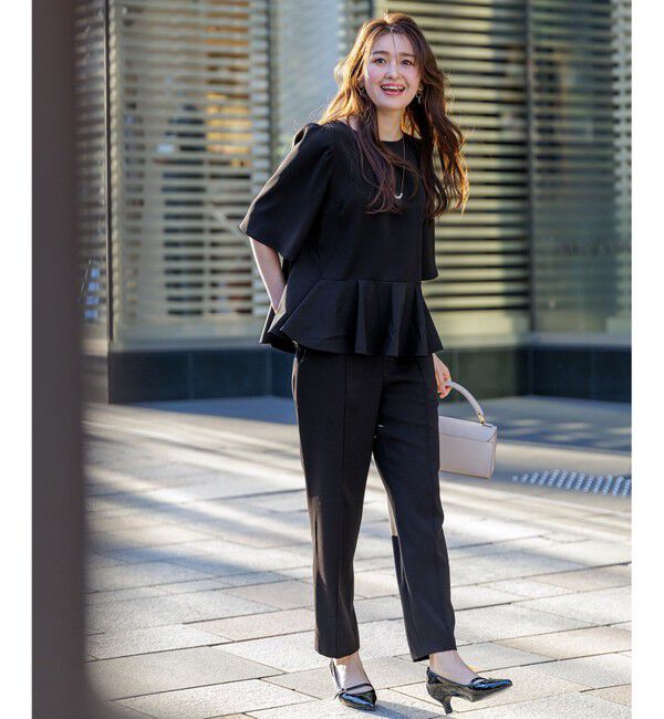 ANY SIS「【撥水・接触冷感・UVカット】コンフォートイージー テーパードパンツ」|その他|