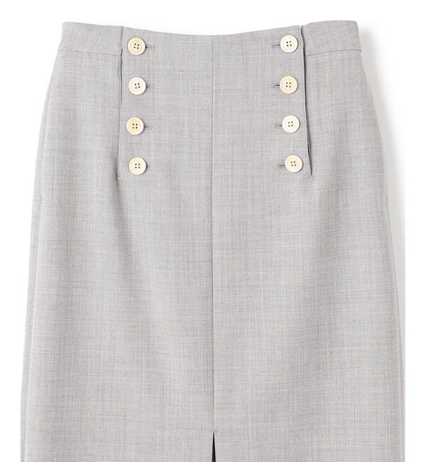 BEIGE,「FERSEN / フロントボタンIラインスカート」|スカート|