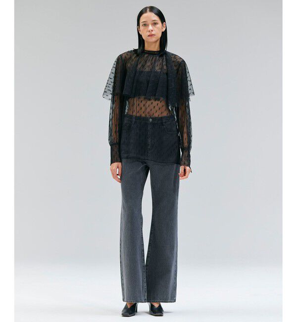 BEIGE,「【洗える・Oggi 11月号掲載】NAVIGLIO / フレアシルエットデニムパンツ」|デニム|