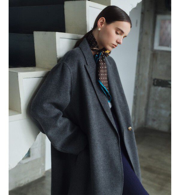 BEIGE,「ZION / ウールロングチェスターコート」|チェスターコート|