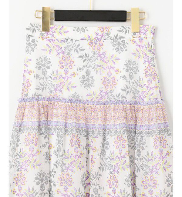 GRACE CONTINENTAL「サラサシフォンロングスカート」|スカート|