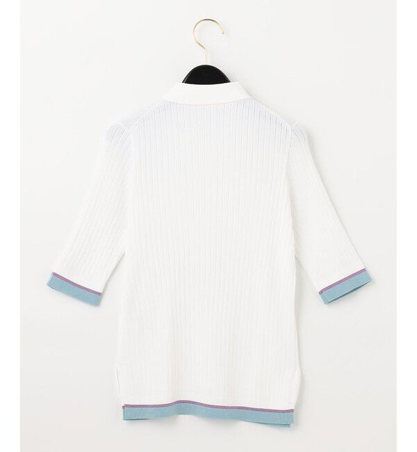  「ポロ衿ニットトップ」|ニット・セーター|