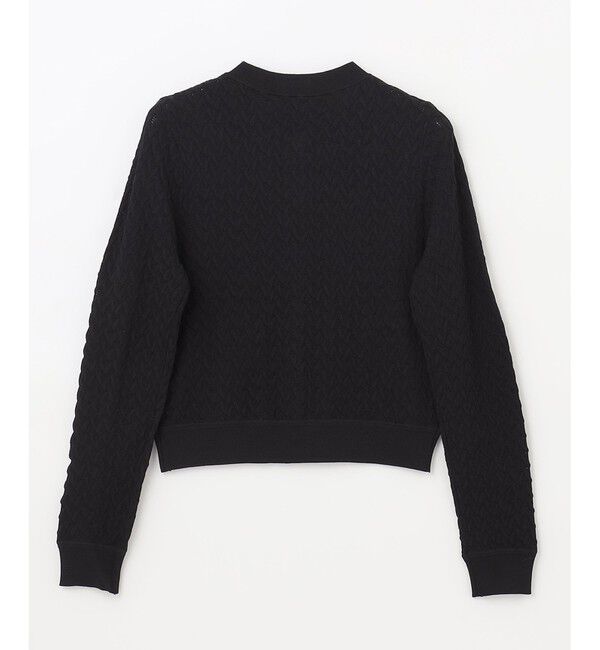 GRACE CONTINENTAL「ブローチクルーニットカーディガン」|カーディガン|