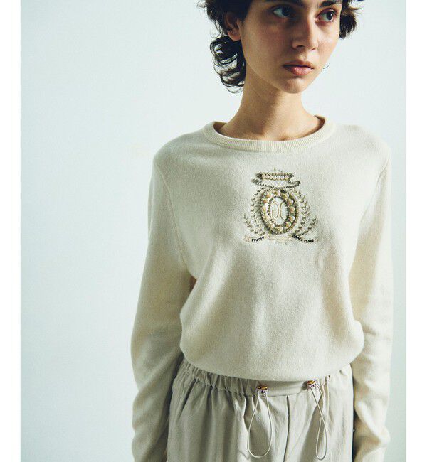 Grace Class「エンブレム刺繍ニットトップ」|ニット・セーター|