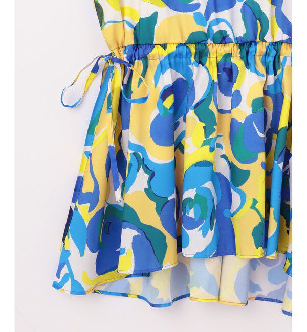 GRACE CONTINENTAL「ペイントカラープリントトップ」|Tシャツ・カットソー|