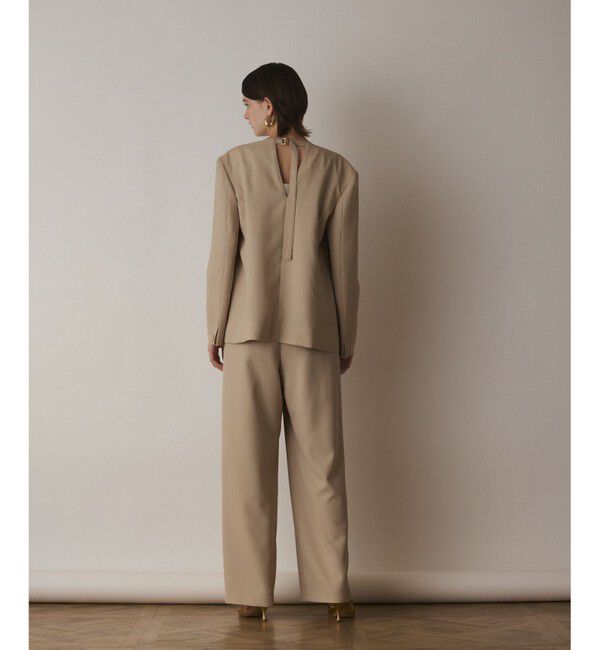 Diagram「バックシャンノーカラージャケット」|ノーカラージャケット|