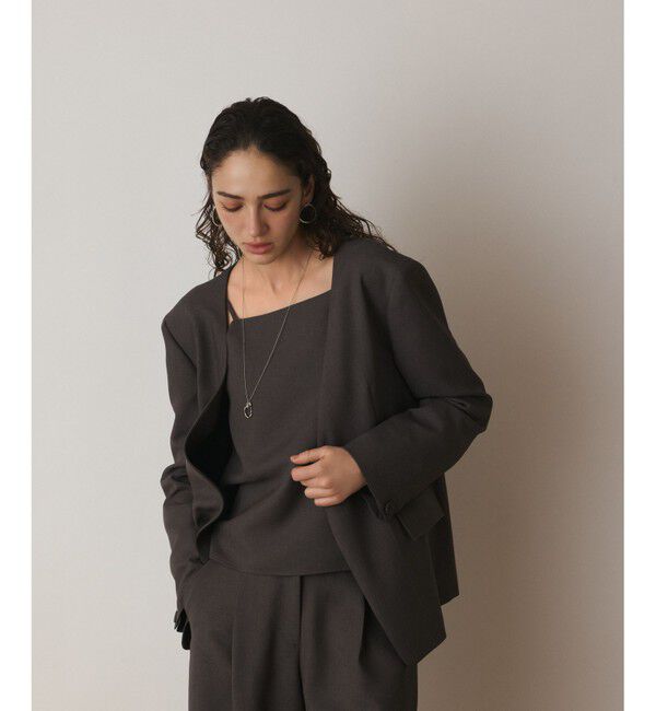 Diagram「バックシャンノーカラージャケット」|ノーカラージャケット|