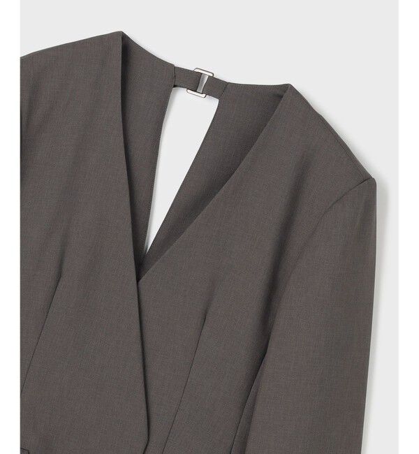 Diagram「バックシャンノーカラージャケット」|ノーカラージャケット|