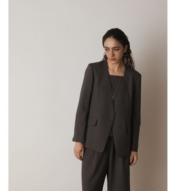 Diagram「バックシャンノーカラージャケット」|ノーカラージャケット|