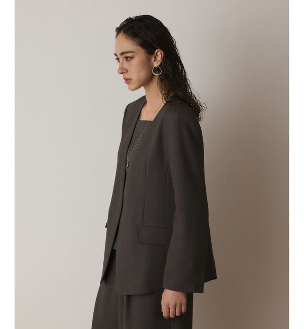 Diagram「バックシャンノーカラージャケット」|ノーカラージャケット|