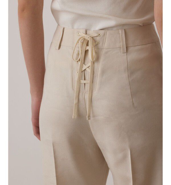 GRACE CONTINENTAL「リネンサテンフレアパンツ」|その他|