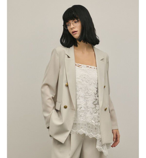 Diagram「バックタックテーラードジャケット」|テーラードジャケット|ベージュ