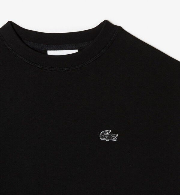 LACOSTE「クロップド丈 オーバーサイズクルーネックスウェット トレーナー」|スウェット・ジャージ|