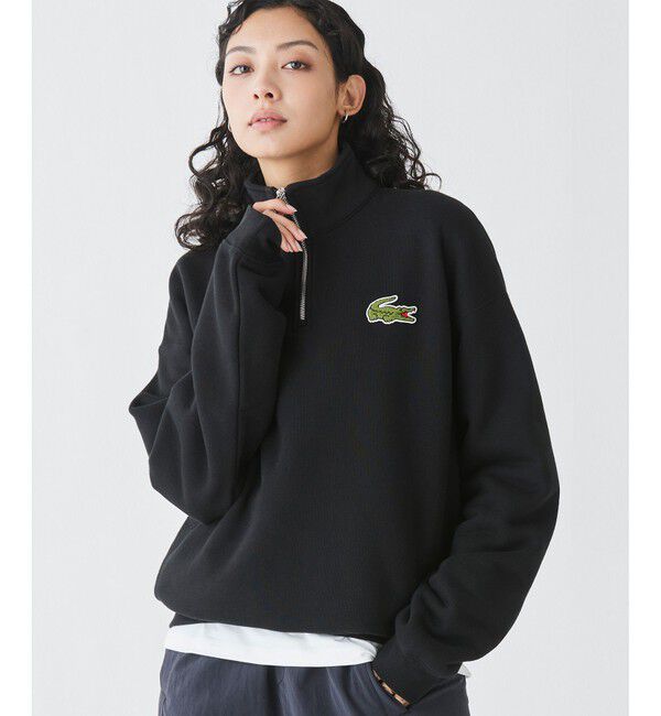 LACOSTE「ハーフジップスタンドカラースウェット / スタンドジップ トレーナー」|スウェット・ジャージ|