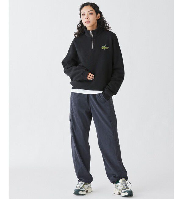 LACOSTE「ハーフジップスタンドカラースウェット / スタンドジップ トレーナー」|スウェット・ジャージ|