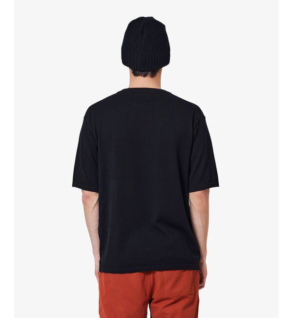 LACOSTE「3色混合メランジェニットTシャツ」|Tシャツ・カットソー|