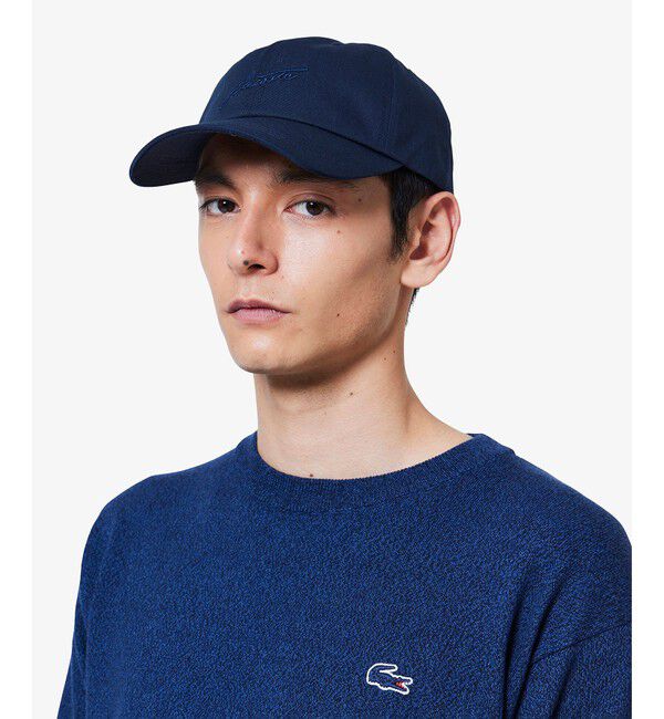 LACOSTE「3色混合メランジェニットTシャツ」|Tシャツ・カットソー|