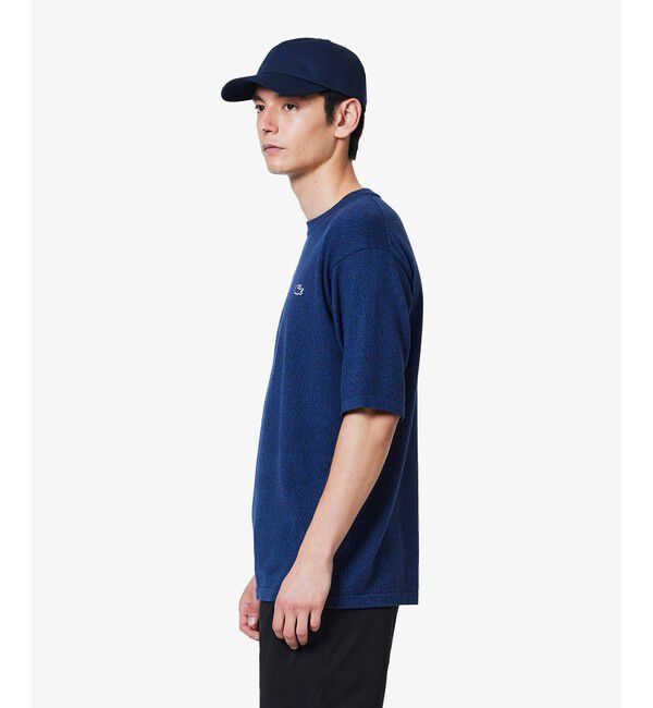 LACOSTE「3色混合メランジェニットTシャツ」|Tシャツ・カットソー|