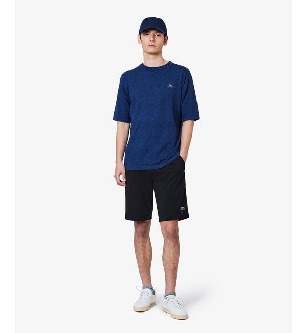 LACOSTE「3色混合メランジェニットTシャツ」|Tシャツ・カットソー|