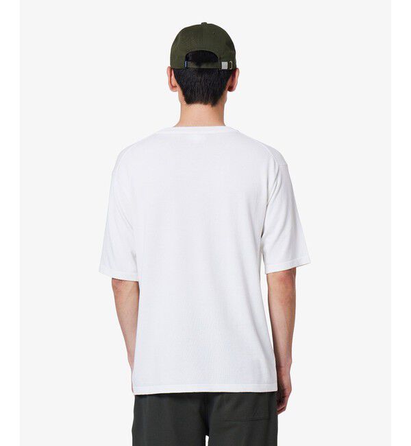 LACOSTE「3色混合メランジェニットTシャツ」|Tシャツ・カットソー|