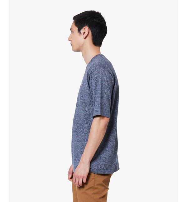 LACOSTE「3色混合メランジェニットTシャツ」|Tシャツ・カットソー|