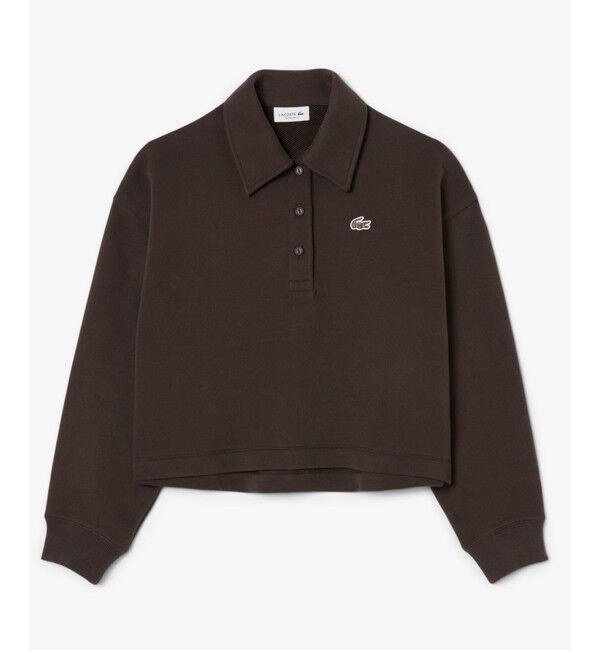 LACOSTE「オーバーサイズスウェットポロシャツ」|スウェット・ジャージ|
