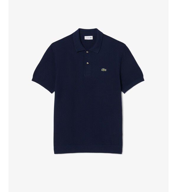 LACOSTE「ハイゲージニットクラシックポロシャツ」|ポロシャツ|