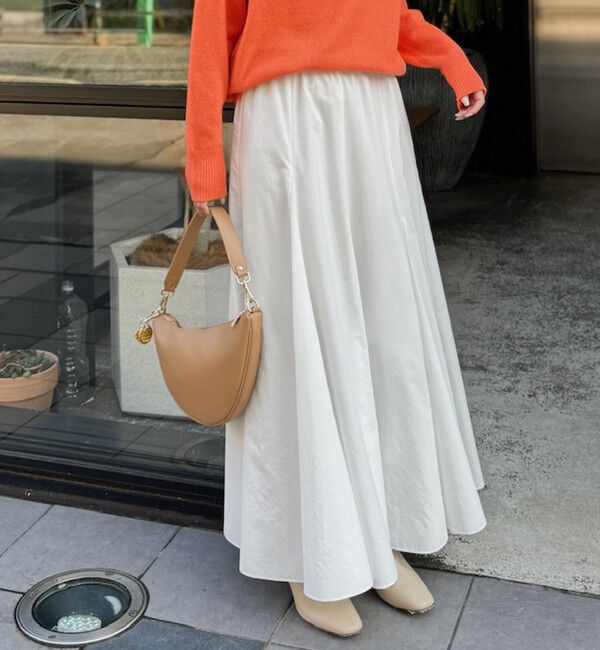 NOLLEY'S「【追加】【WEB＆一部店舗限定色あり】ウォッシャブルヴィンテージタフタマチ入りマキシスカート」|スカート|