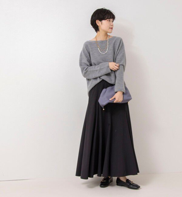 NOLLEY'S「【追加】【WEB＆一部店舗限定色あり】ウォッシャブルヴィンテージタフタマチ入りマキシスカート」|スカート|