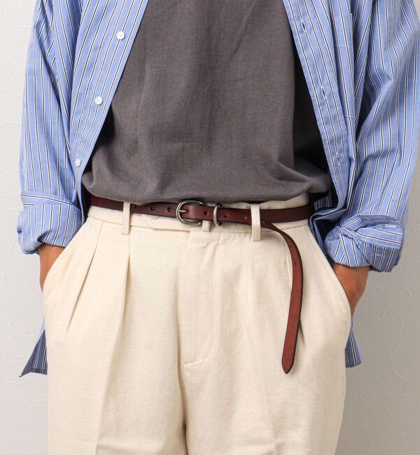 NOLLEY'S goodman「栃木レザーナローベルト18」|ベルト|