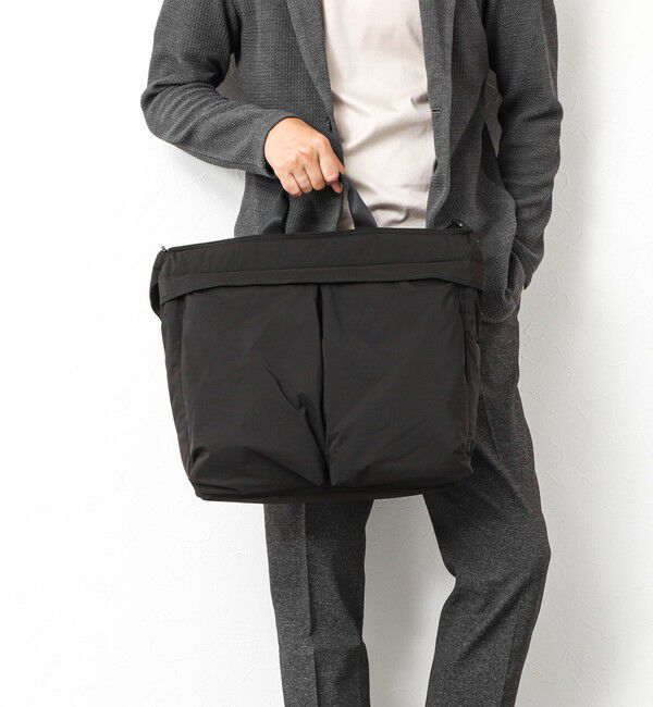 NOLLEY'S goodman「【SML/エスエムエル】別注ヘルメット2WAYショルダーバッグ」|トートバッグ|ブラック