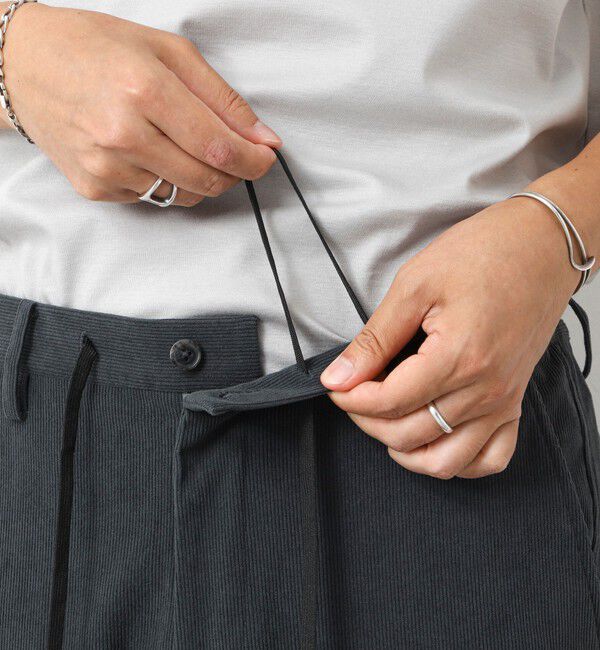 NOLLEY'S goodman「《ビジカジ/セットアップ対応》トリコットコーデュロイ ストレッチ イージーPT 25AW」|チノ|