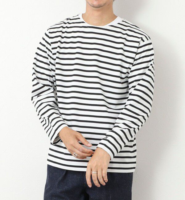 NOLLEY'S goodman「MVSシルケットボーダーBN」|Tシャツ・カットソー|