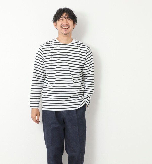 NOLLEY'S goodman「MVSシルケットボーダーBN」|Tシャツ・カットソー|