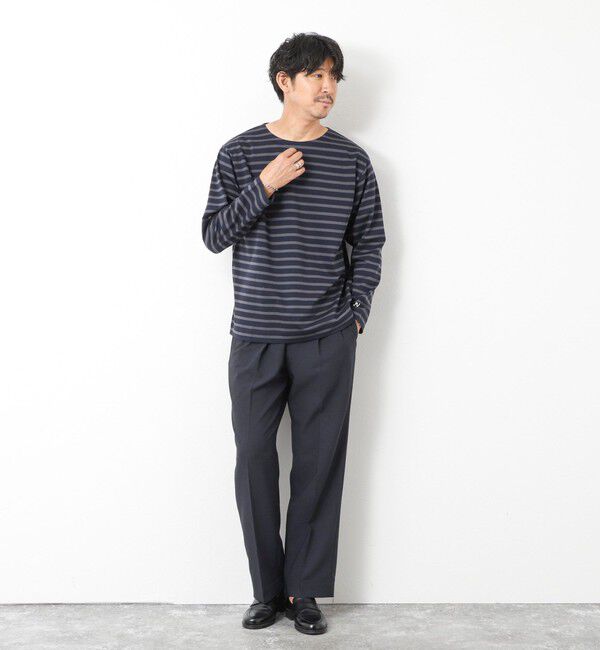 NOLLEY'S goodman「MVSシルケットボーダーBN」|Tシャツ・カットソー|