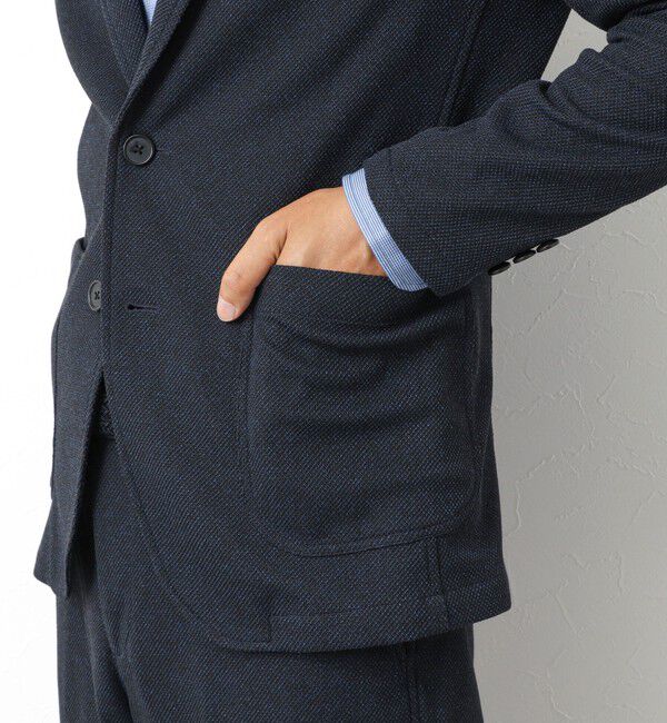 NOLLEY'S goodman「《ビジカジ/セットアップ対応》【尾州】先染めハニカムイージーJK 25AW」|テーラードジャケット|