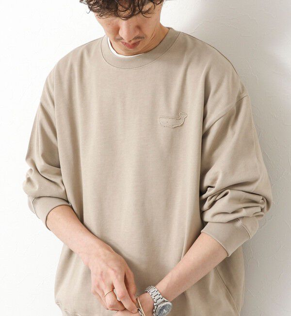 NOLLEY'S goodman「度詰め引き揃え天竺 クラフトクジラ ワンポイントロンT 25AW」|Tシャツ・カットソー|