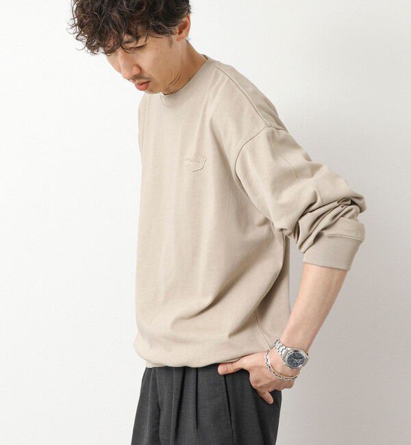 NOLLEY'S goodman「度詰め引き揃え天竺 クラフトクジラ ワンポイントロンT 25AW」|Tシャツ・カットソー|