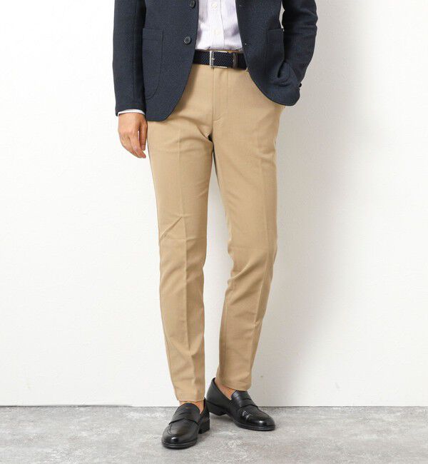 NOLLEY'S goodman「《ビジカジ対応》吸水速乾 ツイルストレッチスリムフィット 25AW」|チノ|