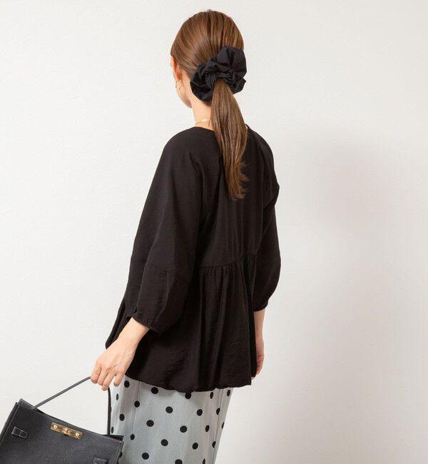 NOLLEY'S「ペプラムバルーンライトブルゾン」|ブルゾン・スタジャン|