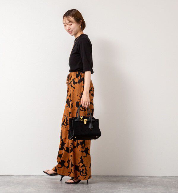 NOLLEY'S「綿ナイロンシアー6分袖プルオーバーカットソー」|Tシャツ・カットソー|